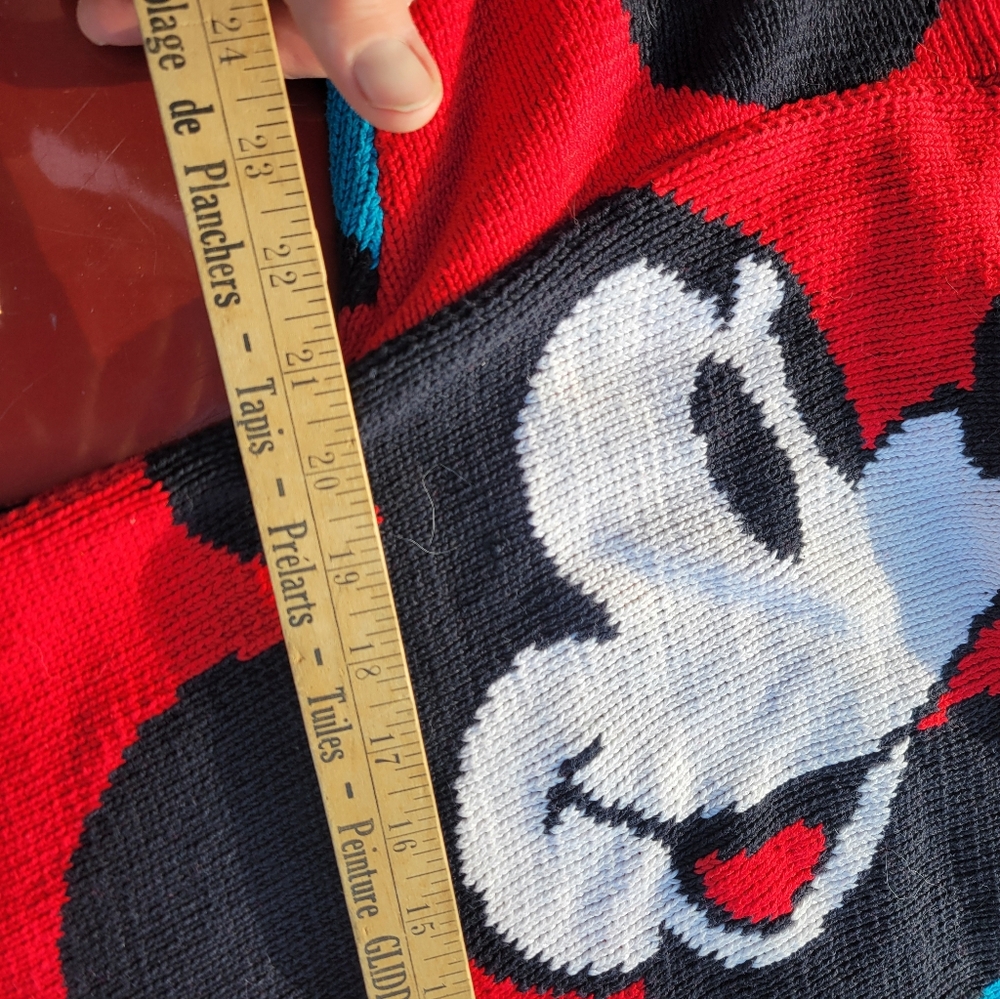 Vintage Mickey & Co company mickey mouse knit short sleeve shirt unisex medium - Picture 7 of 7